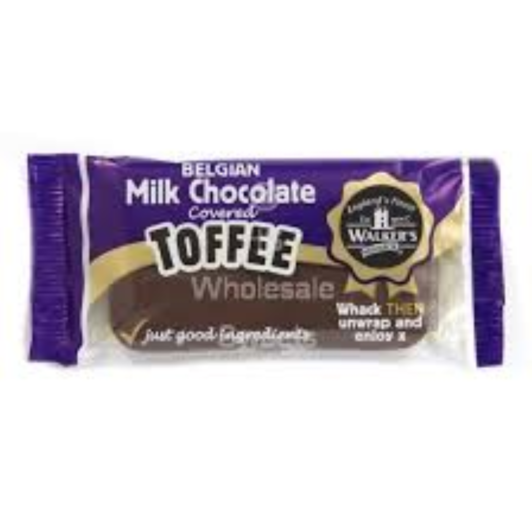 WALKERS MILK CHOC COVERED TRAY TOFFEE 100G